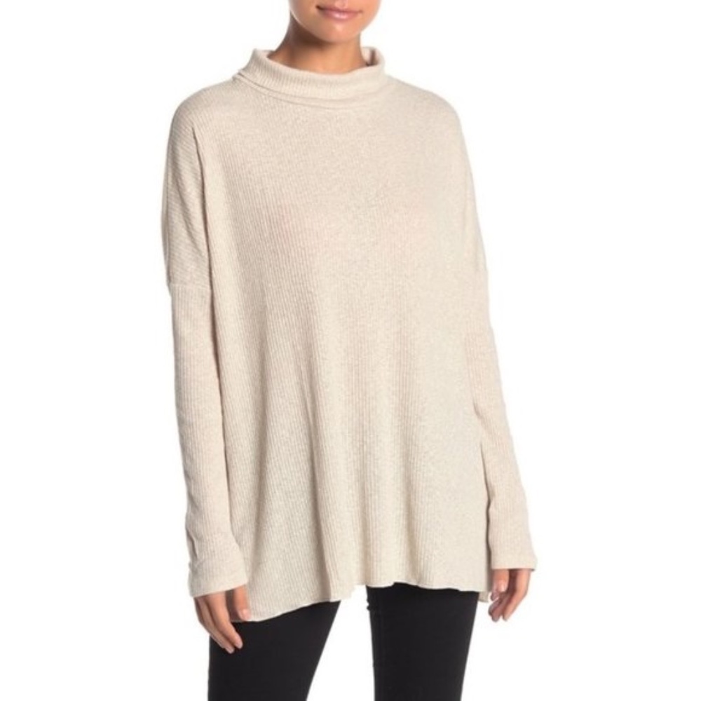 Abound Long Sleeve Ribbed Knit Tunic
